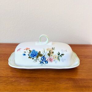 Mikasa Imari Bouquet Covered Butter Dish